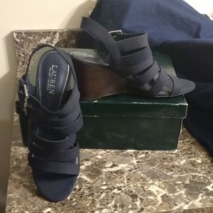 Ralph Lauren wedge heeled shoes